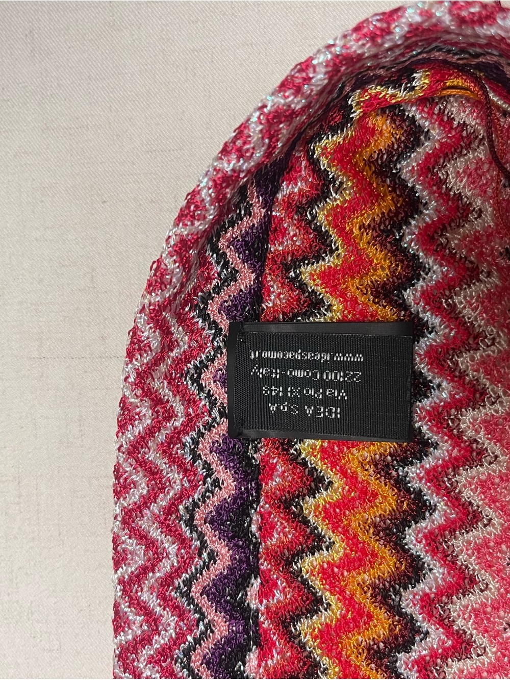 Missoni Mare Multicolor Chevron Beach Swimwear - Picture 8 of 9